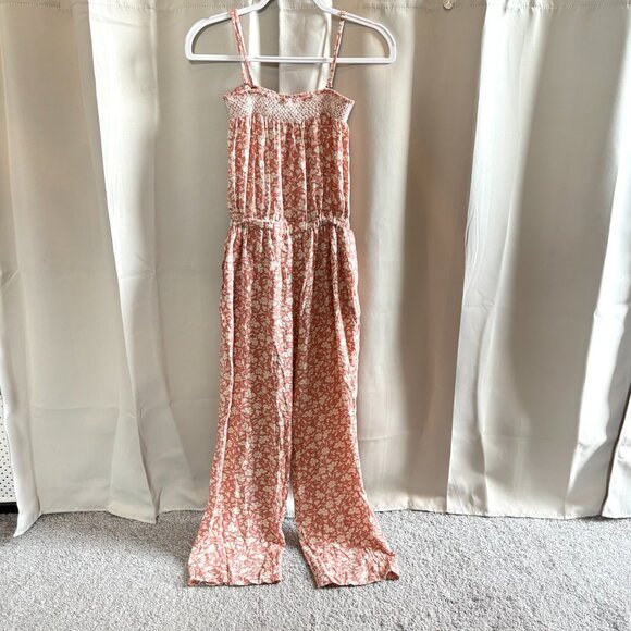 Faherty Renata Jumpsuit Medium Floral Fairy Coquette Festival Boho Western 19143 - Picture 2 of 13